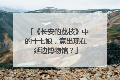 《长安的荔枝》中的十七娘，竟出现在延边博物馆？