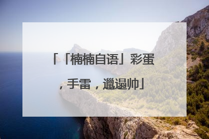 「楠楠自语」彩蛋，手雷，邋遢帅