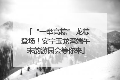 “一举高粽” 龙粽登场！安宁玉龙湾端午宋韵游园会等你来