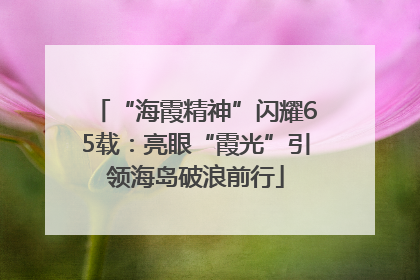 “海霞精神”闪耀65载：亮眼“霞光”引领海岛破浪前行