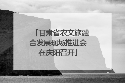 甘肃省农文旅融合发展现场推进会在庆阳召开