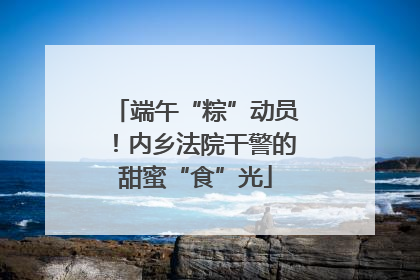 端午“粽”动员！内乡法院干警的甜蜜“食”光