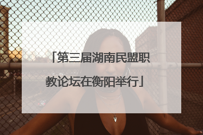 第三届湖南民盟职教论坛在衡阳举行