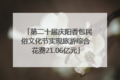 第二十届庆阳香包民俗文化节实现旅游综合花费21.06亿元