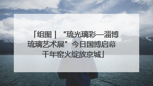 组图｜“琉光璃彩—淄博琉璃艺术展”今日国博启幕 千年窑火绽放京城