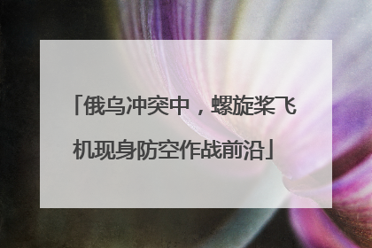 俄乌冲突中，螺旋桨飞机现身防空作战前沿