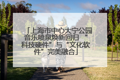 上海市中心大宁公园音乐喷泉焕新回归 “科技硬件”与“文化软件”完美融合