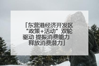 东营港经济开发区“政策+活动”双轮驱动 提振消费能力 释放消费潜力