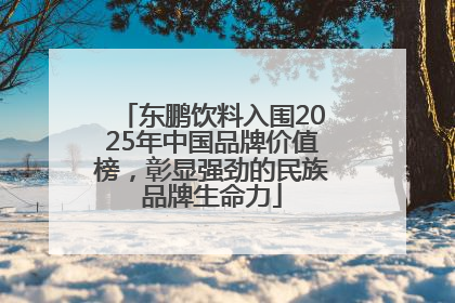东鹏饮料入围2025年中国品牌价值榜，彰显强劲的民族品牌生命力