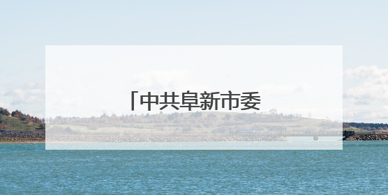 中共阜新市委组织部公告