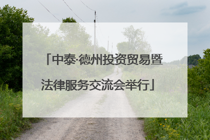 中泰·德州投资贸易暨法律服务交流会举行