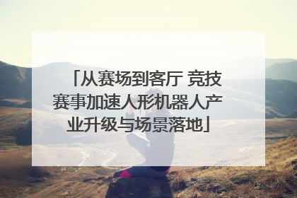 从赛场到客厅 竞技赛事加速人形机器人产业升级与场景落地
