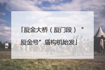 厦金大桥（厦门段）“厦金号”盾构机始发