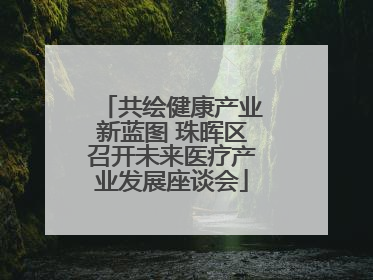 共绘健康产业新蓝图 珠晖区召开未来医疗产业发展座谈会