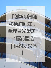 创新浪潮涌动杨浦滨江，全球目光聚焦“杨浦智造”｜相约复兴岛