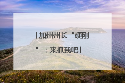 加州州长“硬刚”：来抓我吧