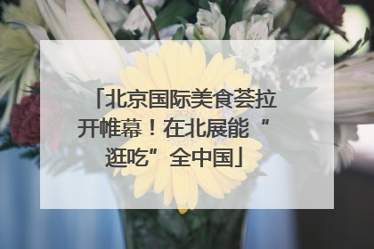 北京国际美食荟拉开帷幕！在北展能“逛吃”全中国