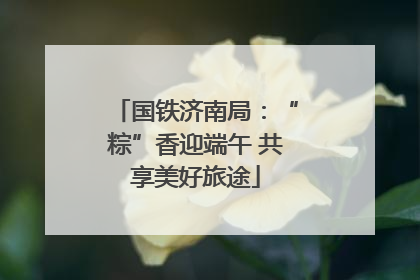 国铁济南局：“粽”香迎端午 共享美好旅途