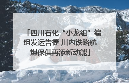 四川石化“小龙组”编组发运告捷 川内铁路航煤保供再添新动能