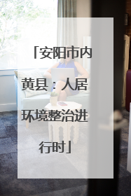 安阳市内黄县：人居环境整治进行时