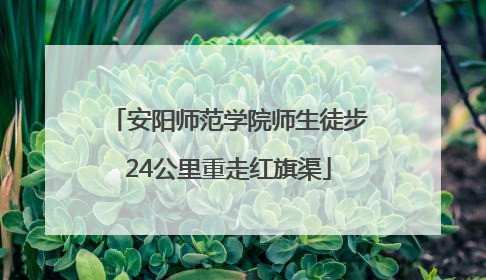 安阳师范学院师生徒步24公里重走红旗渠