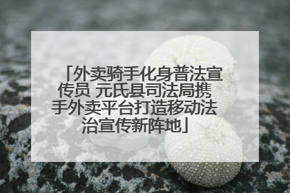 外卖骑手化身普法宣传员 元氏县司法局携手外卖平台打造移动法治宣传新阵地