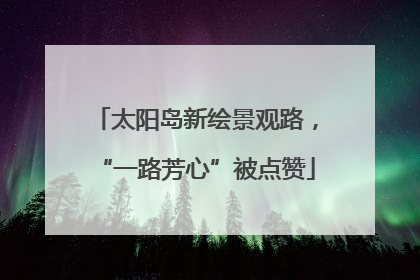 太阳岛新绘景观路，“一路芳心”被点赞