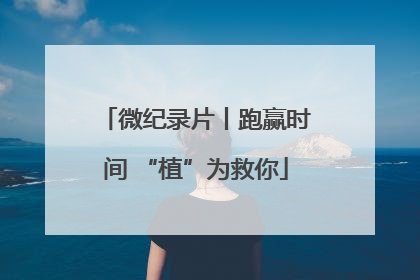 微纪录片丨跑赢时间 “植”为救你
