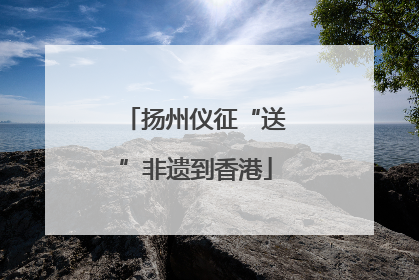 扬州仪征“送”非遗到香港