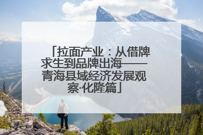 拉面产业：从借牌求生到品牌出海——青海县域经济发展观察·化隆篇