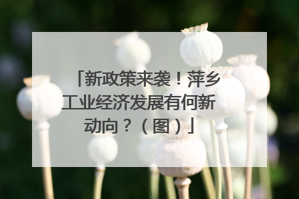 新政策来袭！萍乡工业经济发展有何新动向？（图）