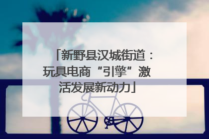 新野县汉城街道：玩具电商“引擎”激活发展新动力