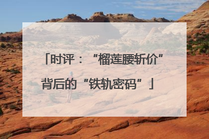 时评：“榴莲腰斩价”背后的“铁轨密码”