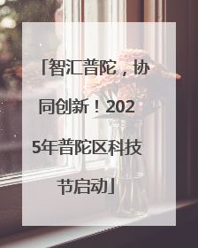 智汇普陀，协同创新！2025年普陀区科技节启动