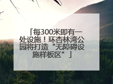 每300米即有一处设施！环杏林湾公园将打造“无障碍设施样板区”