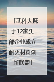 武科大携手12家头部企业成立耐火材料创新联盟