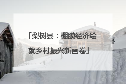 梨树县：棚膜经济绘就乡村振兴新画卷