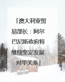 澳大利亚贸易部长：阿尔巴尼斯政府将继续坚定发展对华关系