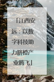 江西安远：以数字科技助力脐橙产业腾飞