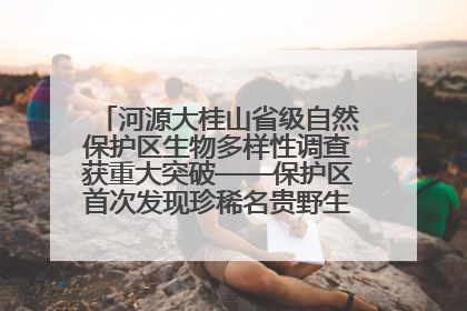 河源大桂山省级自然保护区生物多样性调查获重大突破——保护区首次发现珍稀名贵野生干巴菌与钝尾两头蛇