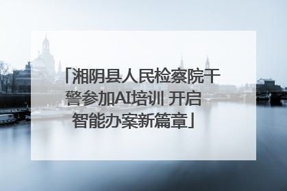 湘阴县人民检察院干警参加AI培训 开启智能办案新篇章