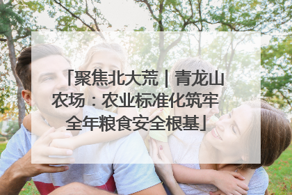 聚焦北大荒｜青龙山农场：农业标准化筑牢全年粮食安全根基