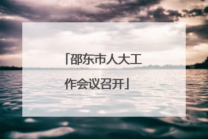 邵东市人大工作会议召开