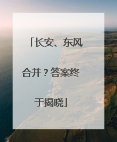 长安、东风合并？答案终于揭晓