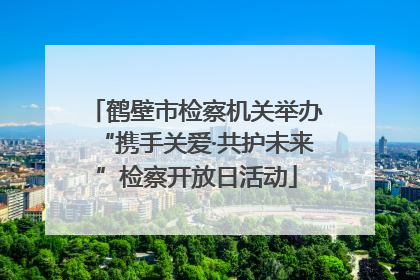 鹤壁市检察机关举办“携手关爱·共护未来”检察开放日活动