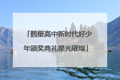 鹤壁高中新时代好少年颁奖典礼星光璀璨