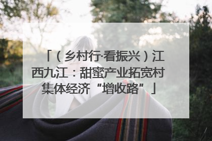 （乡村行·看振兴）江西九江：甜蜜产业拓宽村集体经济“增收路”