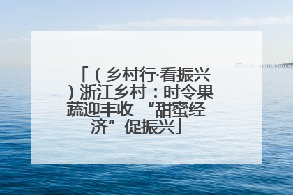 （乡村行·看振兴）浙江乡村：时令果蔬迎丰收 “甜蜜经济”促振兴