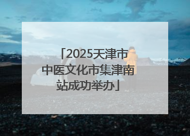 2025天津市中医文化市集津南站成功举办