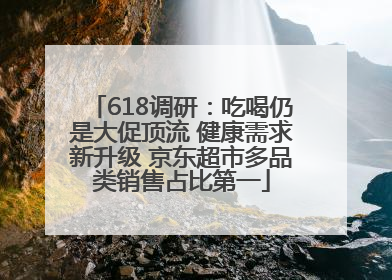 618调研：吃喝仍是大促顶流 健康需求新升级 京东超市多品类销售占比第一